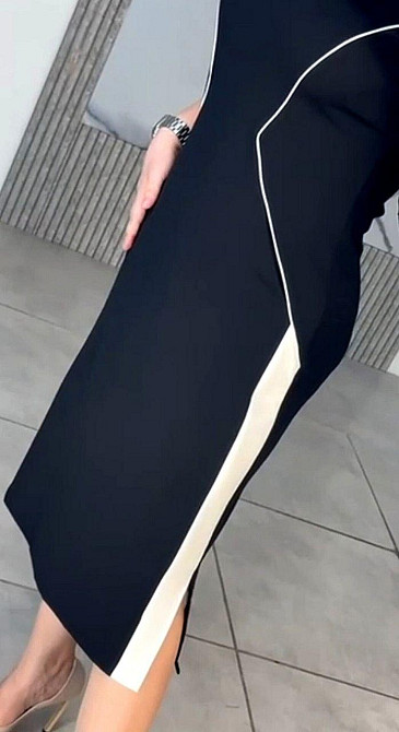 Женское стильное платье батал итальянский трикотаж 56/58 Одесса - изображение 6