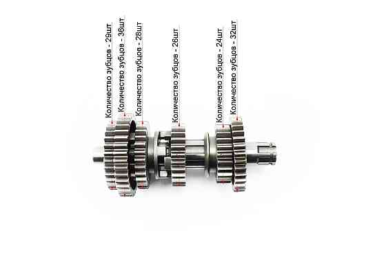 Коробка передач (два вали з шестернями) СG-125cc Київ