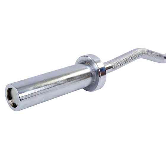 Гриф Z-образный Zelart 120 см 50 мм на подшипниках хромированный Киев