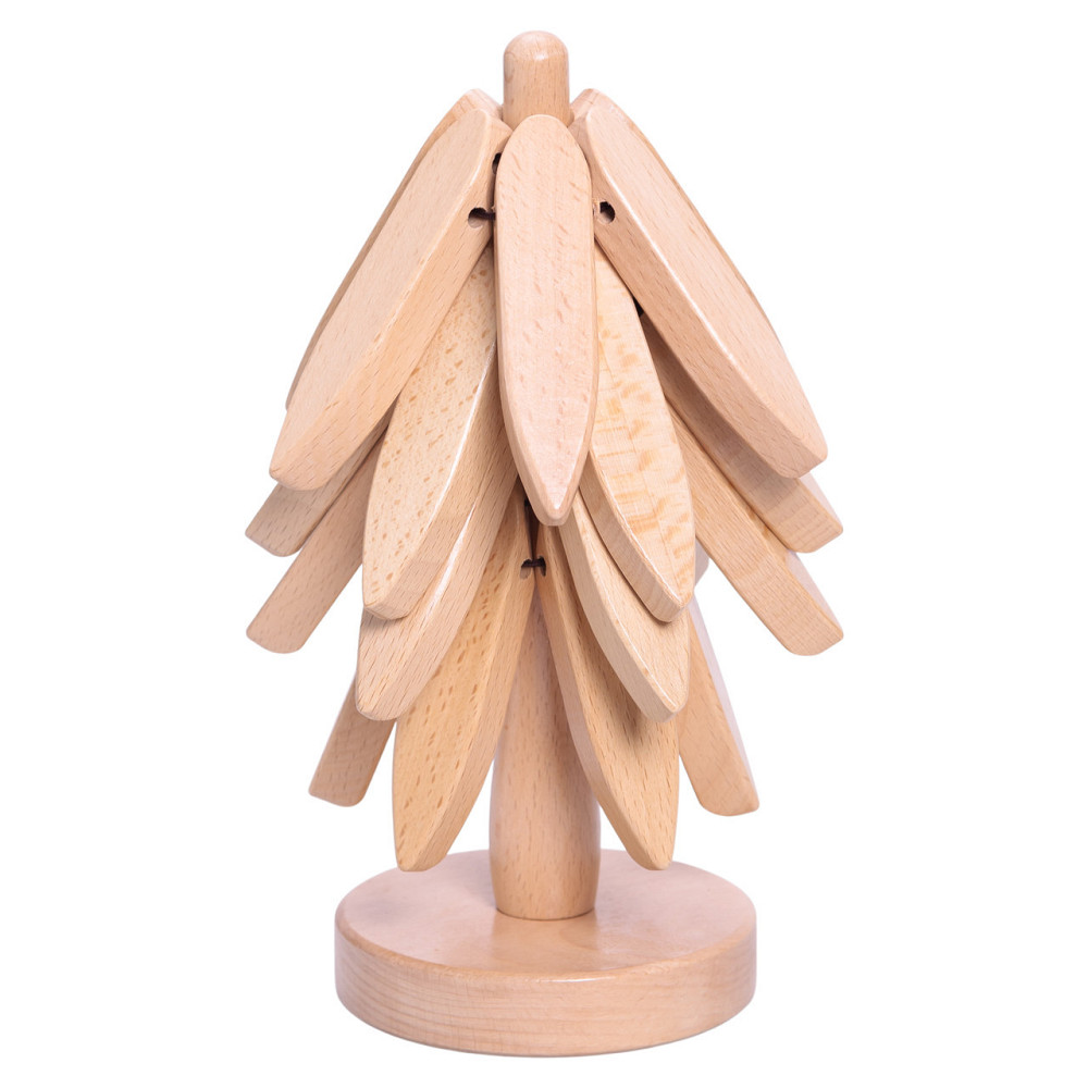 Дерев'яні підставки для гарячого 3 шт з тримачем Київ - фото 2