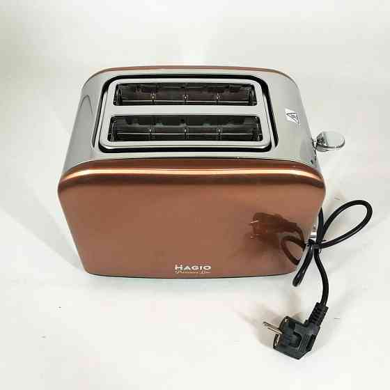 Горизонтальний тостер на 2 шматочки Magio MG-285, Кухонний тостер для бутербродів VF-97 Івано-Франківськ