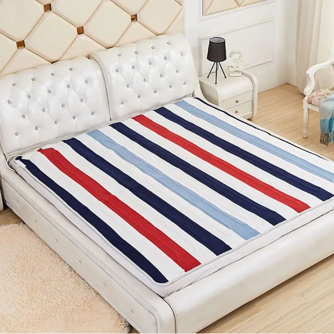 Электропростынь electric blanket 150*160 клетчатая серая Одесса - изображение 9