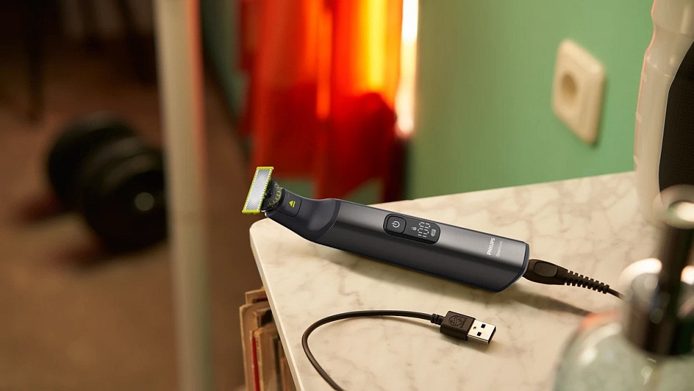 Електроверстат Philips OneBlade Pro 360 QP6652/61 Чорний Харьков - изображение 17