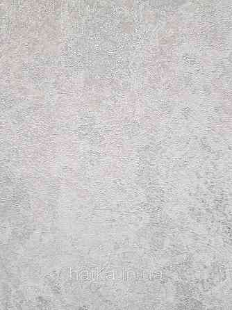 Шпалери вінілові на флізеліні гарячого тиснення DU&KA 1.06х10 вензель основа під штукатурку сірі коричневі Київ