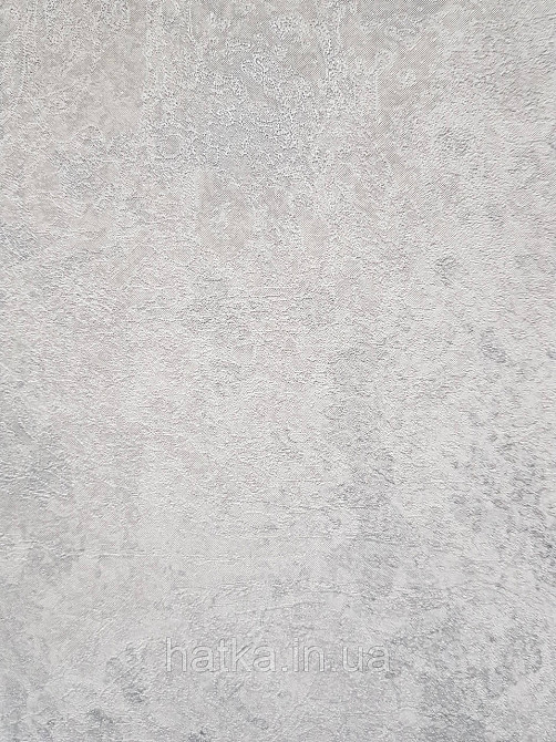 Шпалери вінілові на флізеліні гарячого тиснення DU&KA 1.06х10 вензель основа під штукатурку сірі коричневі Київ - фото 2