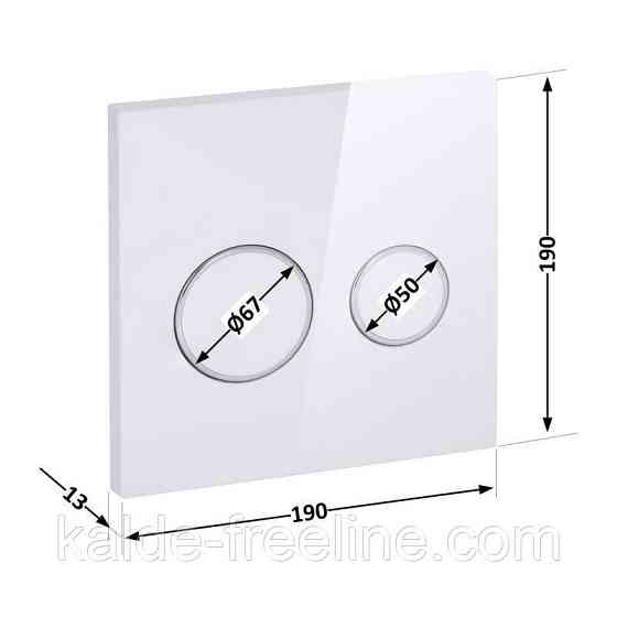 Панель змиву для унітаза Qtap Nest Uni QT0211P01V1176W Харьков