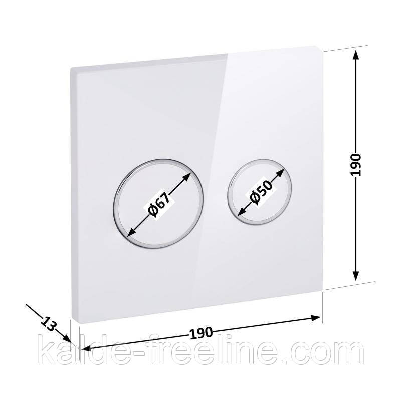 Панель змиву для унітаза Qtap Nest Uni QT0211P01V1176W Харьков - изображение 2