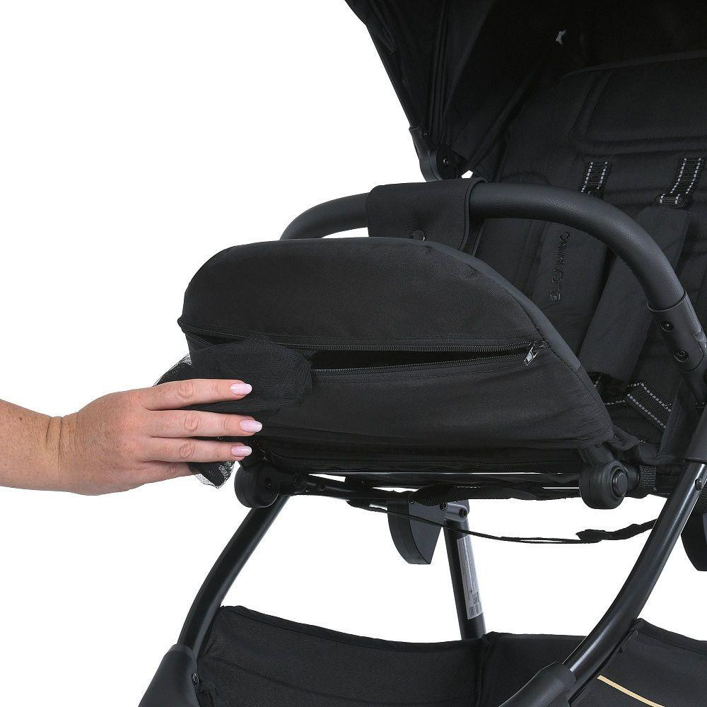 Коляска дитяча EL CAMINO FIJI Black Matt прогулянкова з чохлом та москітною сіткою Чорний (ME 1113-2) Чернігів - фото 8