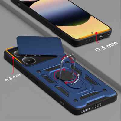 Чехол для мобильного телефона BeCover Military Xiaomi Redmi Note 14 5G Blue (713093) Винница