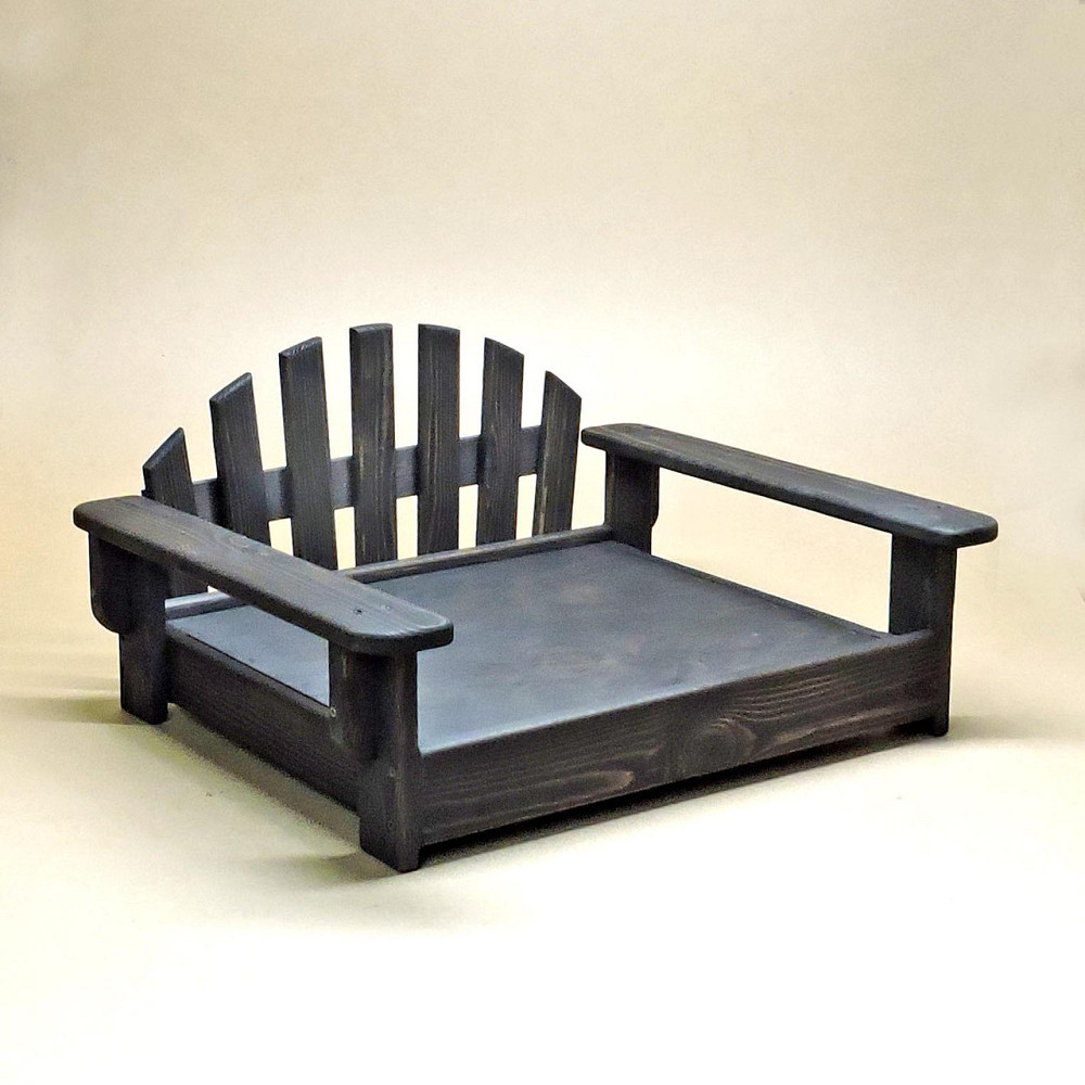 Лежак деревянный для собаки 