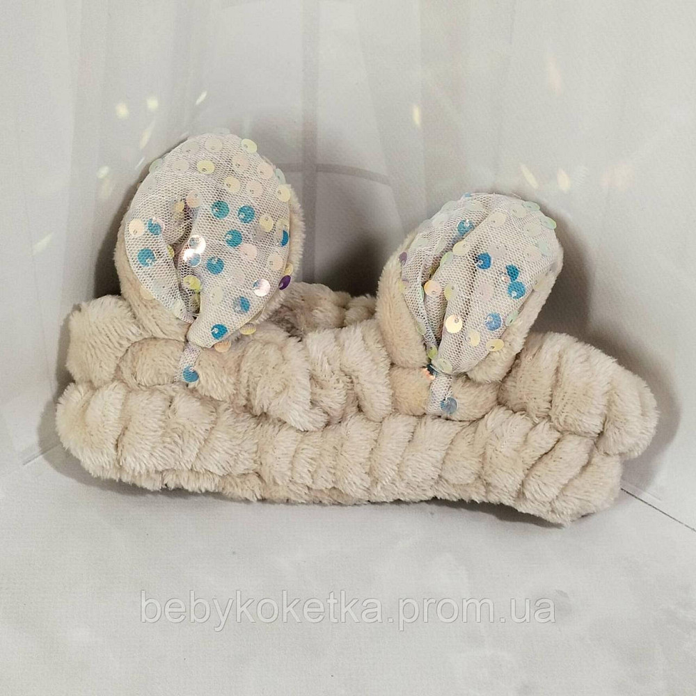 Косметична пов'язка для голови з вушками. Львів - фото 2