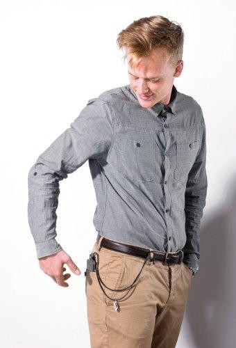 Шнурок Troika для iPhone 4/4S MUSE, чорно-сірий Рівне - фото 5