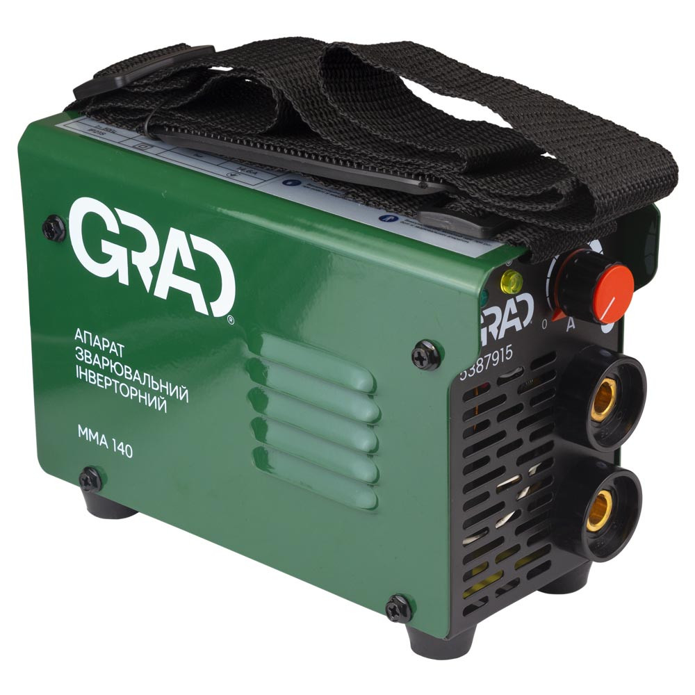 Grad Аппарат сварочный инверторный ММА-140А электрод 4мм GRAD (5387915) Коломия - фото 3