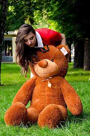 М'яка  іграшка подарунок на 8 березня плюшевий ведмедик Рафаель 140 см Коричневий Тернопіль