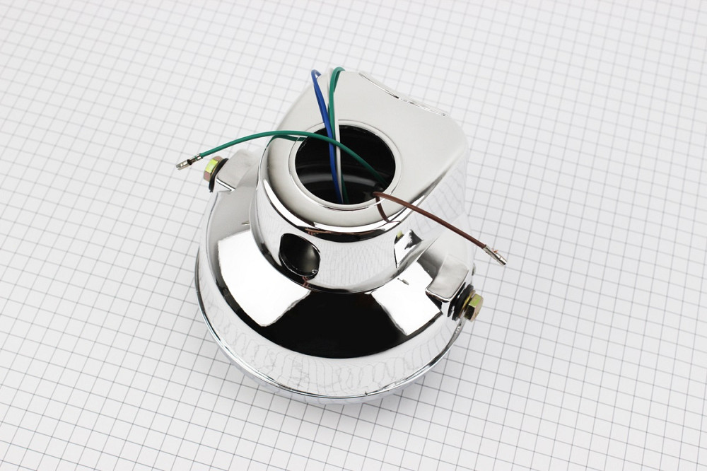 Фара передня "хром" ALPHA кругла D=150mm Киев - изображение 3