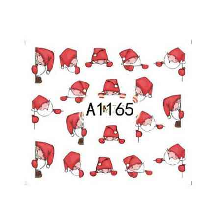 Новорічні наклейки на нігті Київ