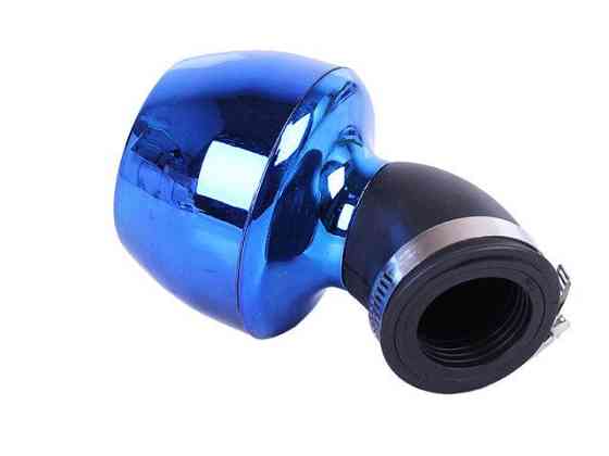 Фільтр нульовий "Турбіна" синій Ø35 мм 45° Мукачево