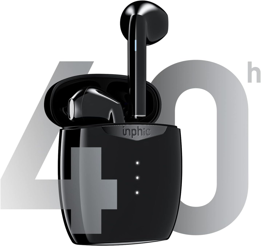 Бездротові навушники TWS Inphic i16 Black водонепроникні Bluetooth 5.1 Hi-Fi стерео сенсорні для спорту та телефону Київ - фото 6