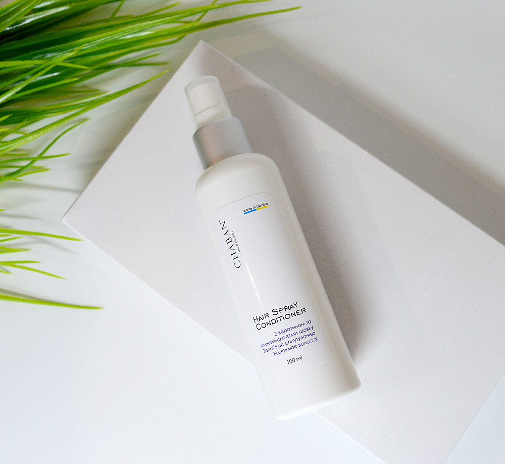 Спрей з кератином та амінокислотами шовку для відновлення волосся Chaban 100 мл Київ - фото 2