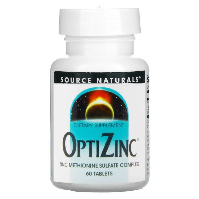 Мінерали Source Naturals ОптиЦинк, 30 мг, OptiZinc, 60 таблеток (SN0847) Вінниця - фото 1