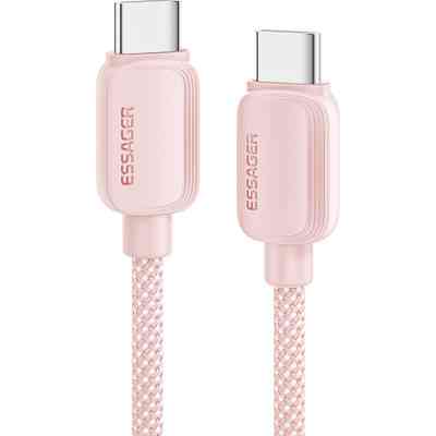 Дата кабель USB-C to USB-C 1.0m 100W pink Essager (EXCTT1-WL04-P) Вінниця