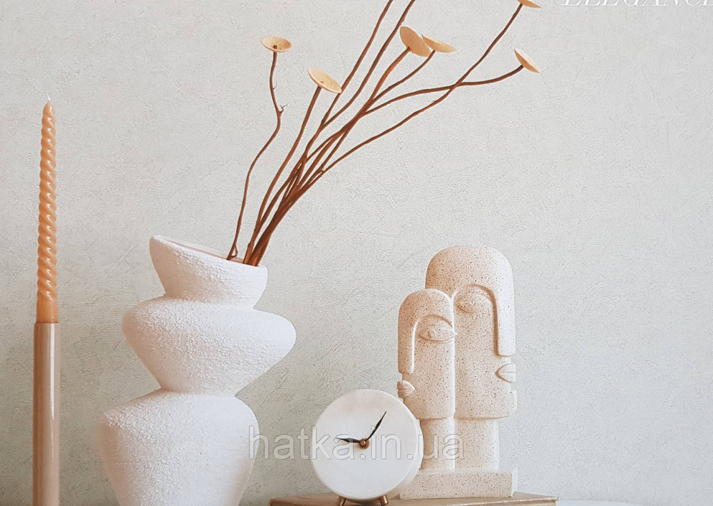 Шпалери вінілові на флізеліні AS creation Deluxe метрові під штукатурку під бетон матові світло-сірі 39951-2 Київ - фото 1