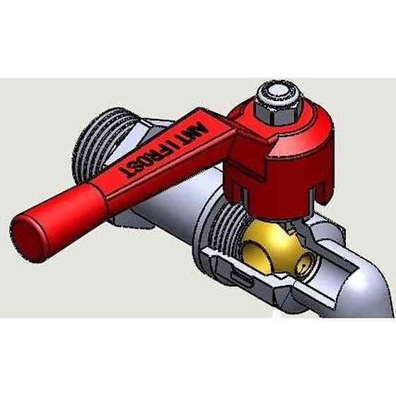 Кран SELBA кульовий для поливу 1/2″ SL1583 Antifrost (000010253) Київ