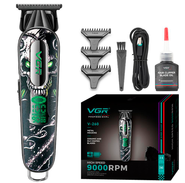 Триммер бороды и усов VGR V-260 Днепр - изображение 1