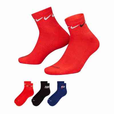 Шкарпетки Nike U NK EVERYDAY PLUS CUSH ANKLE DH3827-905 38-42 3 пари Чорний/Синій/Червоний (196147075268) Вінниця