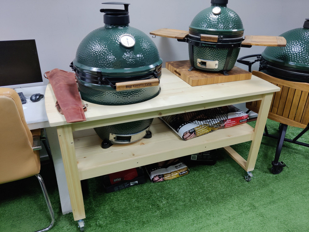 Стол для гриля Primo, Big Green Egg, Kamado Joe деревянный GRILLI 009693 Код: 009693 Ровно - изображение 1