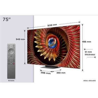 Телевізор TCL 75C8K Вінниця