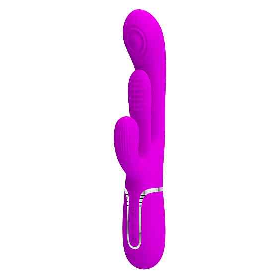 Вибратор с стимулятором клитора PRETTY LOVE - Shonia Purple 3 in 1, BW-500041 Sex Aura Киев