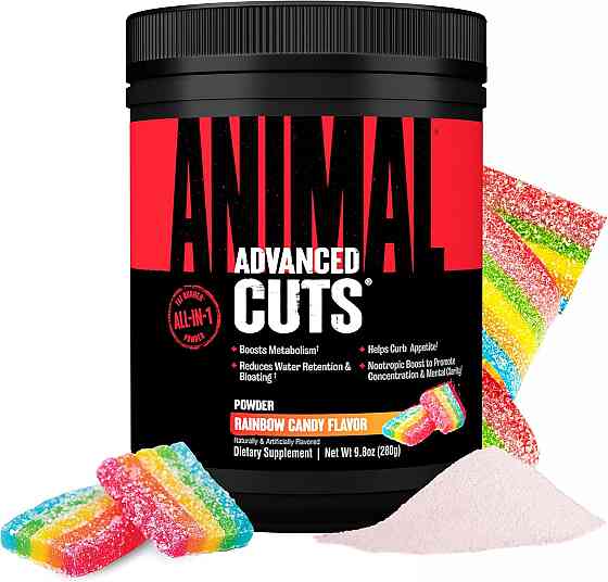 Жиросжигатель Universal Nutrition Animal Cuts Powder 280 г, Rainbow Candy Луцк