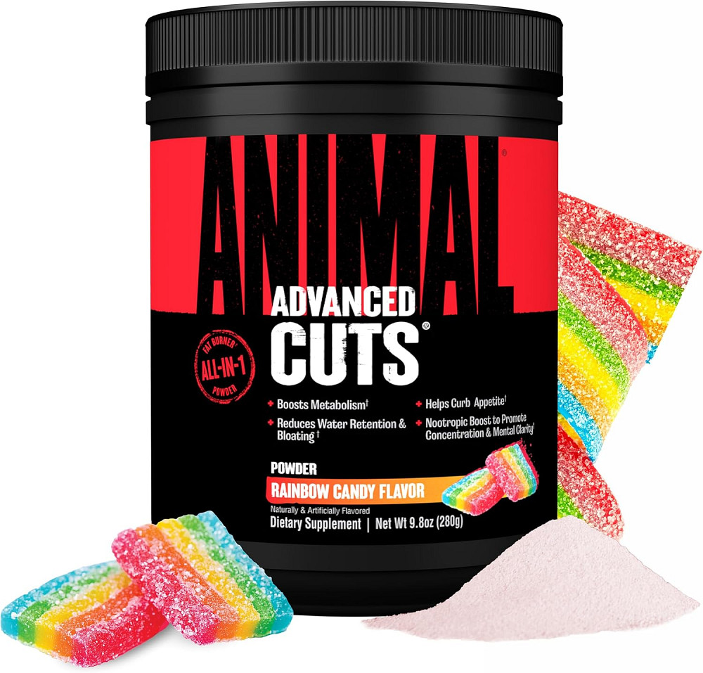 Жироспалювач Universal Nutrition Animal Cuts Powder 280 г, Rainbow Candy Луцьк - фото 1