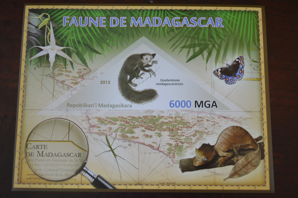 Мадагаскар. Фауна. Личности. Блок. 2014 р. (А-34) Полтава - фото 1