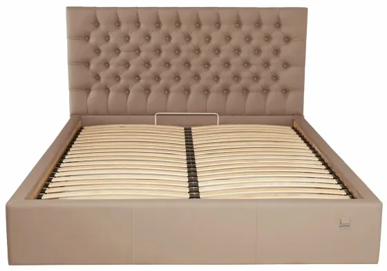 Кровать Cambridge Comfort 120 х 190 см Fly 2213 С подъемным механизмом и нишей для белья Светло-коричневый Киев