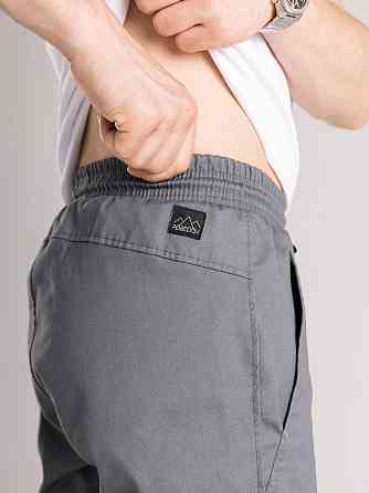 Мужские брюки карго демисезонные темно-серые коттоновые Pobedov Step Киев