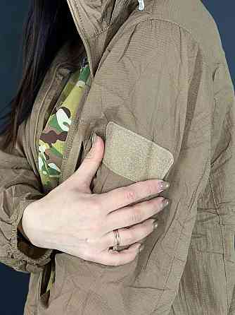 Весняно-літня жіноча вітровка койот тактична, з блискавкою, капюшоном і антимоскітним ефектом Львів