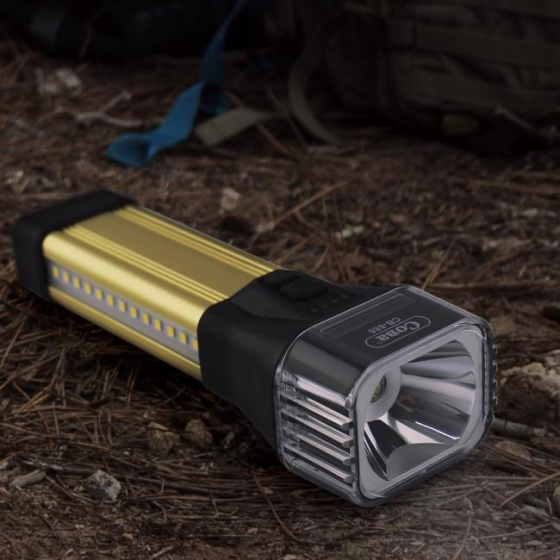 Ліхтар ручний Bailong BL 888 CB, LED, акумуляторний, 2 режими світіння, компактний, потужний Київ
