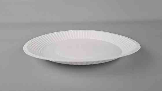 Тарілка з харчового картону д180мм біла 50 шт (50 шт.) Харків