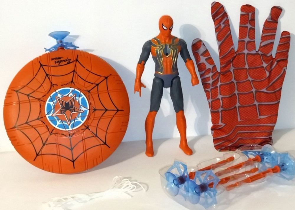 Набор супергероя Человек-паук, фигурка, щит стреляет присосками. Харьков - изображение 7