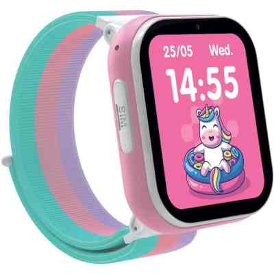 Смарт-часы Gelius Pro GP-PK008 (Rainbow) White Kids smart watch with GPS/4G (Pro GP-PK008 (Rainbow) White) Винница