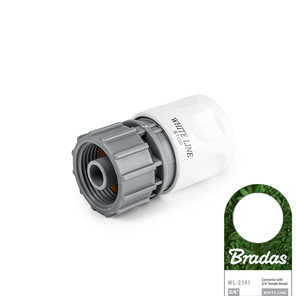 Конектор STOP з внутрішньою різьбою 3/4", WHITE LINE, WL-2141 Київ - фото 1