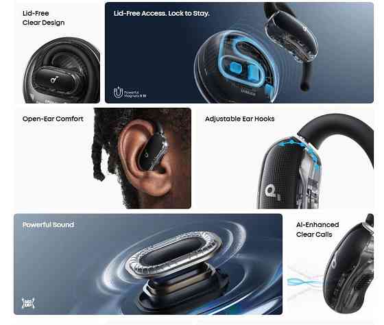 Bluetooth-гарнітура Anker SoundCore V40i Black (A3878G11) ( Чорний ) Харьков