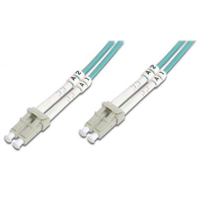 Оптичний патчкорд Digitus LC / LC, Multimode OM3 - 50/125, Duplex, 2m (DK-2533-02/3) Вінниця - фото 1