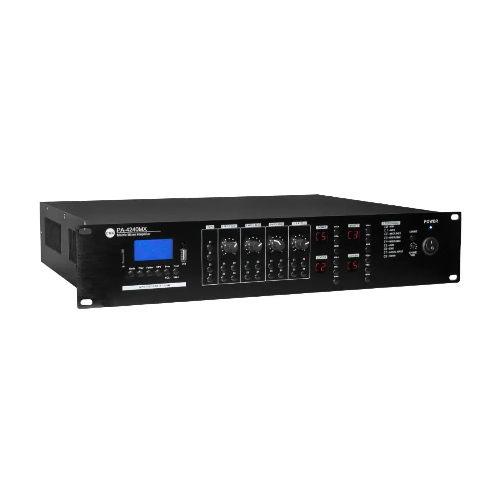 Матричний мікшуючий підсилювач CMX PA-4240MX, 4 зони, 19" (17-00025) Київ - фото 13