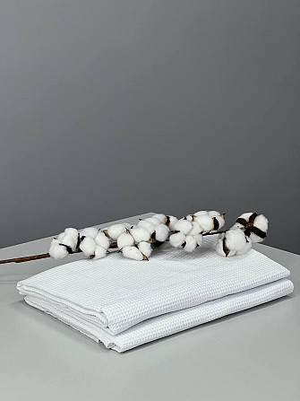 Вафельний рушник Ideal Textile 100х150 см 220 г/м2 (56861026) Білий Чернівці - фото 8
