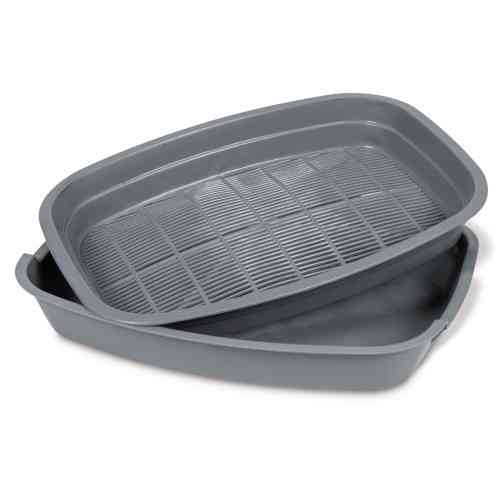 Туалет Природа с сеточкой для котов, 36.5х27.5х5.5 см Киев