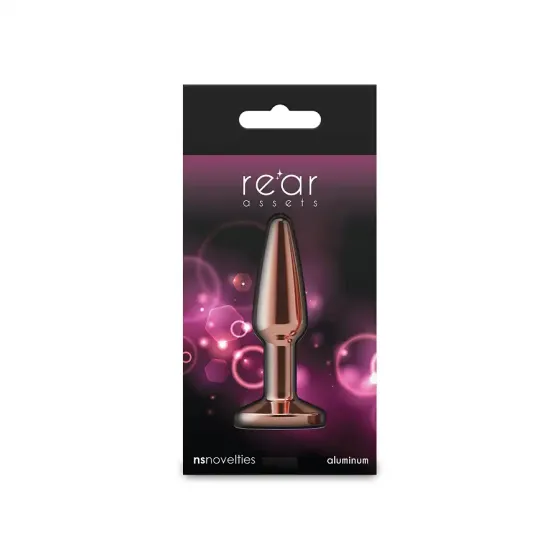 Анальна пробка NS Novelties Rear Assets - Tapered - Small - Rose Gold - Pink Львів