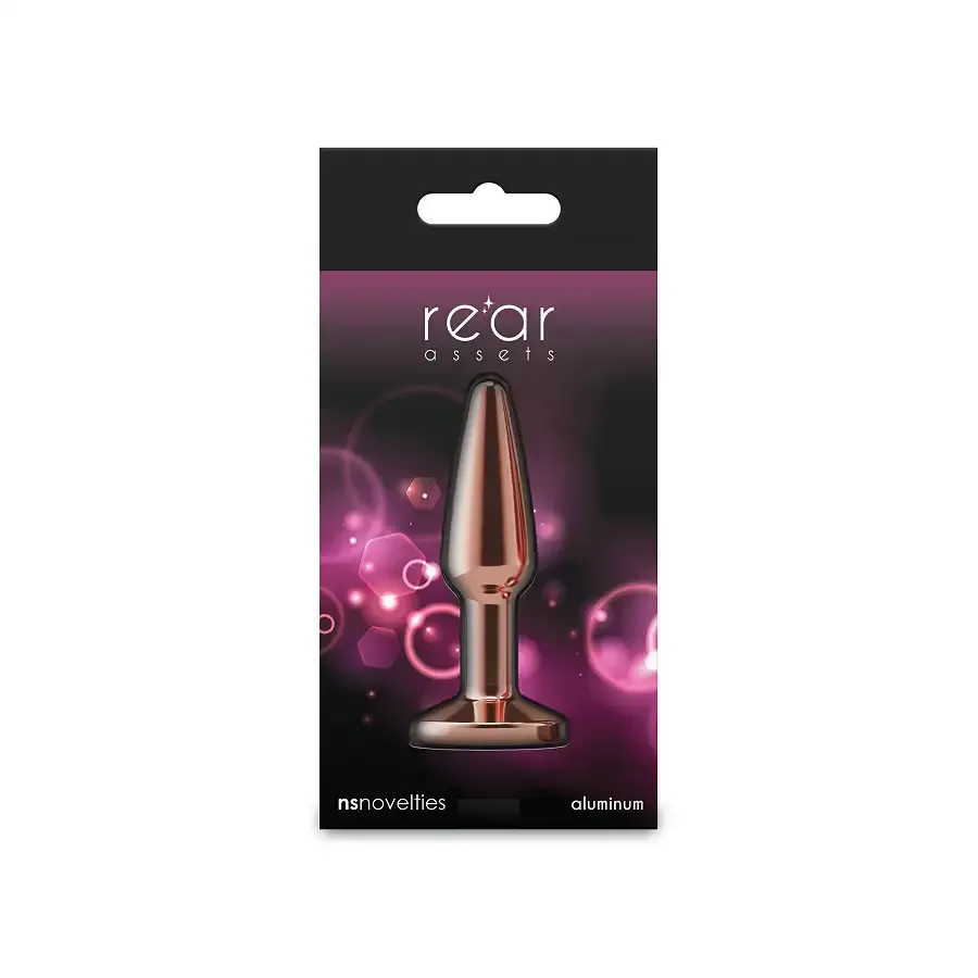 Анальна пробка NS Novelties Rear Assets - Tapered - Small - Rose Gold - Pink Львів - фото 4